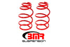 BMR 10-15 5th Gen Camaro V6 Front Lowering Springs - Red