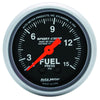 Autometer 2-1/16in 0-15 PSI Mechanical Sport-Comp Fuel Pressure Gauge