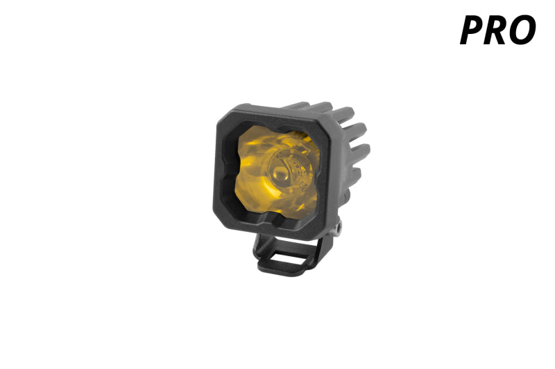 Diode Dynamics Stage Series C1 LED Pod Pro - Yellow Wide Standard ABL Each