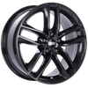 BBS SX 20x9 5x112 ET33 Crystal Black Wheel 66.5 CB