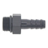 DeatschWerks 6AN ORB Male to 5/16in Male Triple Barb Fitting (Incl O-Ring) - Anodized Matte Black