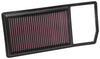 K&N 16-18 Fiat 500L/500X L4-1.3L Diesel Replacement Drop In Air Filter