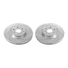 Power Stop 10-16 Cadillac SRX Front Evolution Drilled & Slotted Rotors - Pair