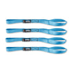 Mishimoto Medium-Duty Ratchet Tie-Down Kit (4-Pack) Blue