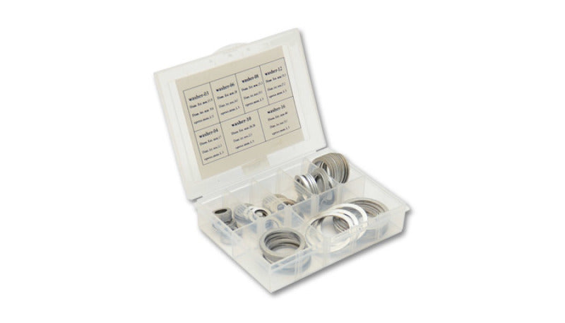 Vibrant Box Set of Crush Washers - 10 of each Size: -3AN to -16AN