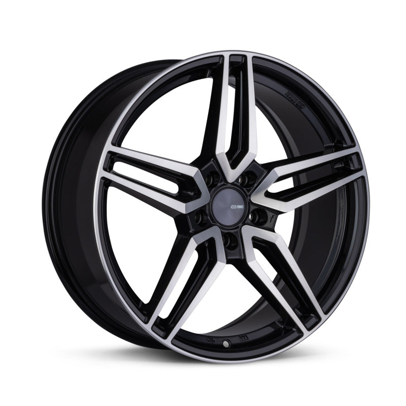 Enkei Victory 19x8 5x114.3 35mm Offset 72.6mm Bore Black Machined Wheel