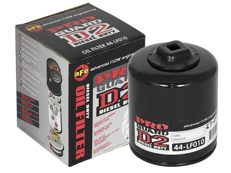 aFe Pro GUARD D2 Oil Filter 00-14 GM Gas Trucks V6 4.3L (4 Pack)