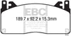 EBC 2015+ Ford Mustang GT350 Bluestuff Front Brake Pads