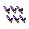 Injector Dynamics ID1050X Injectors 14mm (Purple) Adaptors (Set of 6)