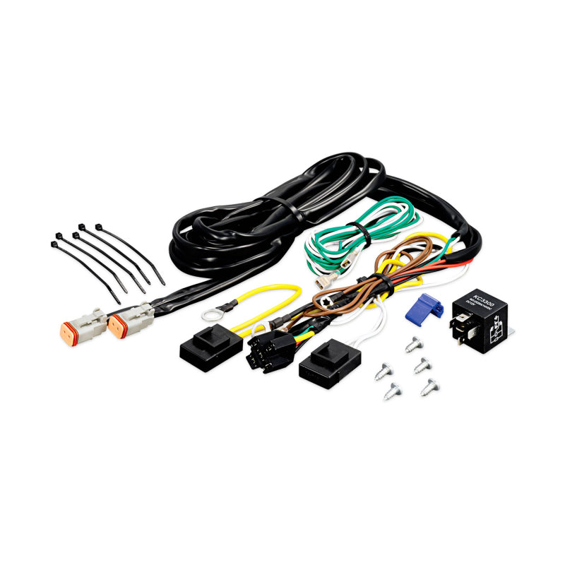 KC HiLiTES Add-On Wiring Harness for 6315 (Runs 1-2 Extra Lights/Relay Included)