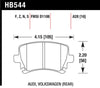 Hawk 2006-2009 Audi A3 TFSIi Quattro 2.0 HPS 5.0 Rear Brake Pads