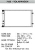 CSF 99-06 Volkswagen Golf/GTI / 99-06 Volkswagen Jetta/GLI Radiator