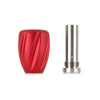 Mishimoto Steel Core Twist Shift Knob Red Aluminum