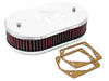 K&N Custom Racing Assembly Bolt On Oval 6-8 Air Filter 2.188in Height 5.125 ID 3.156in Flange