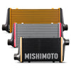 Mishimoto Universal Carbon Fiber Intercooler - Gloss Tanks - 600mm Gold Core - S-Flow - DG V-Band