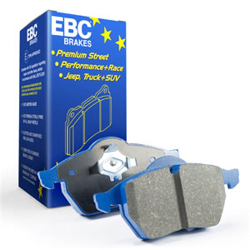 EBC 08-16 Mitsubishi Lancer Evo 10 2.0 Turbo (1 piece rotor) Bluestuff Rear Brake Pads