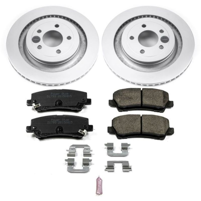 Power Stop 15-19 Ford Mustang Rear Z17 Evolution Geomet Coated Brake Kit