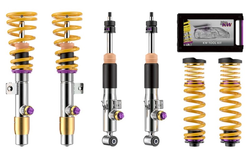 KW Coilover Kit V4 2021+ BMW M3 (G80) Sedan 2WD incl. M3 Competition