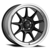 Konig Countergram 17x8 4x100 ET45 Matte Black / Matte Machined Lip