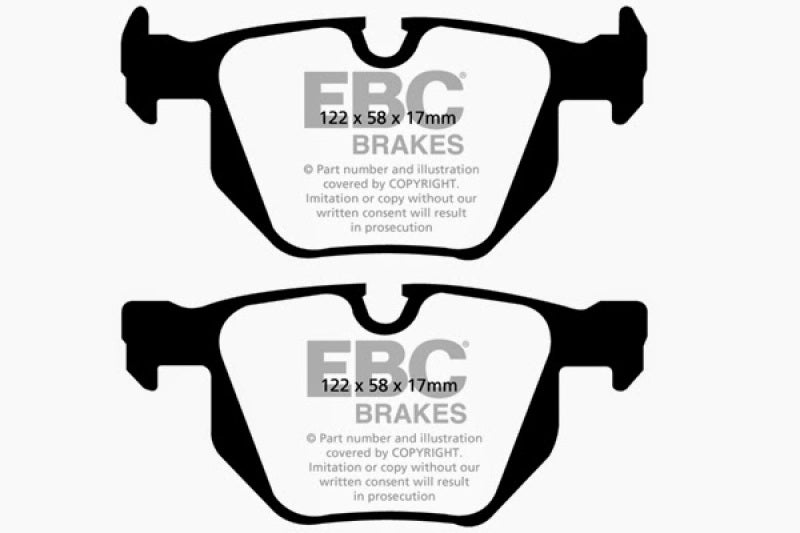 EBC 13+ BMW X1 3.0 Turbo (35i) Yellowstuff Rear Brake Pads