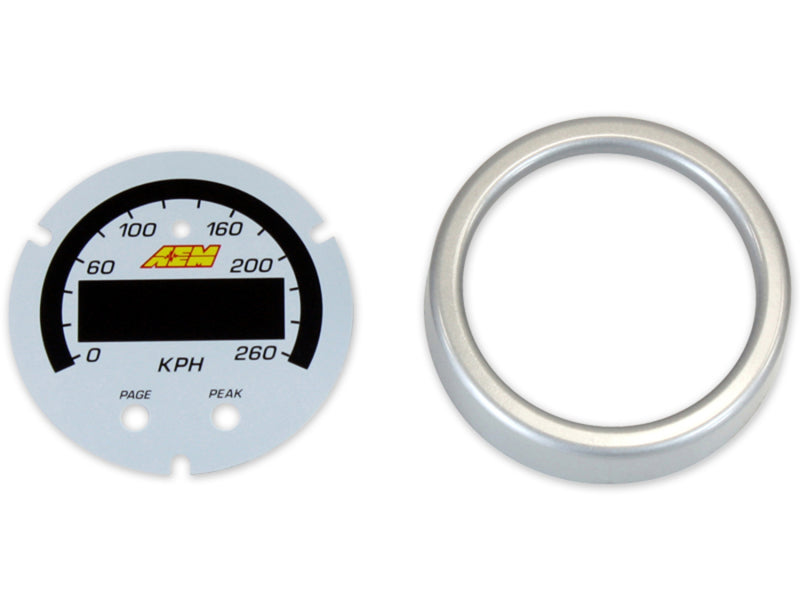 AEM X-Series 0-160 MPH GPS Speedometer Gauge Accessory Kit