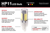 Diode Dynamics 7443 LED Bulb HP11 LED - Red (Pair)