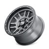 Dirty Life 9309 Canyon Pro 17x9/5x127 BP/-12mm Offset/71.5mm Hub Satin Graphite Wheel - Beadlock