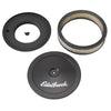 Edelbrock Air Cleaner Pro-Flo Series Round Steel Top Paper Element 10In Dia X 3 5In Black