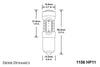 Diode Dynamics 1156 LED Bulb HP11 LED - Red (Pair)