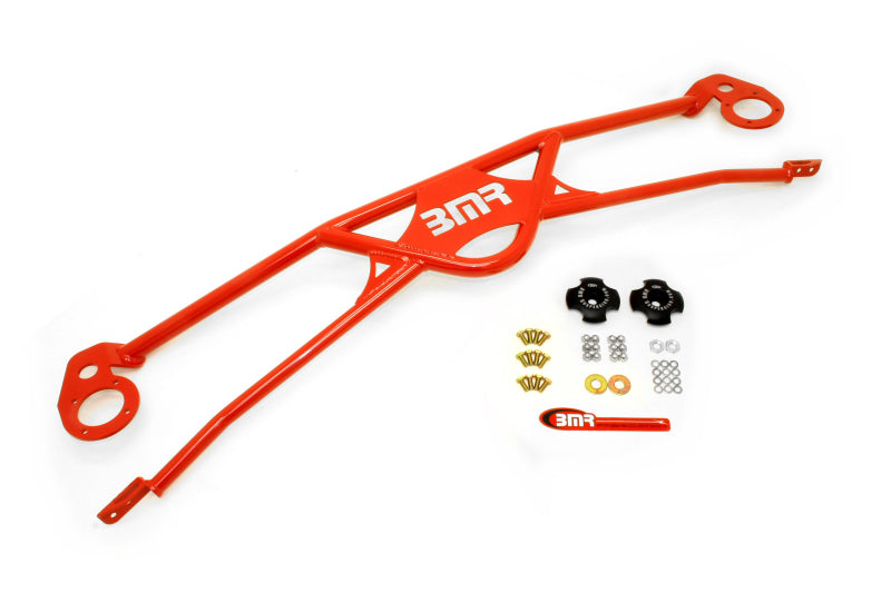 BMR 2010 5th Gen Camaro Front 4-Point Strut Tower Brace - Red