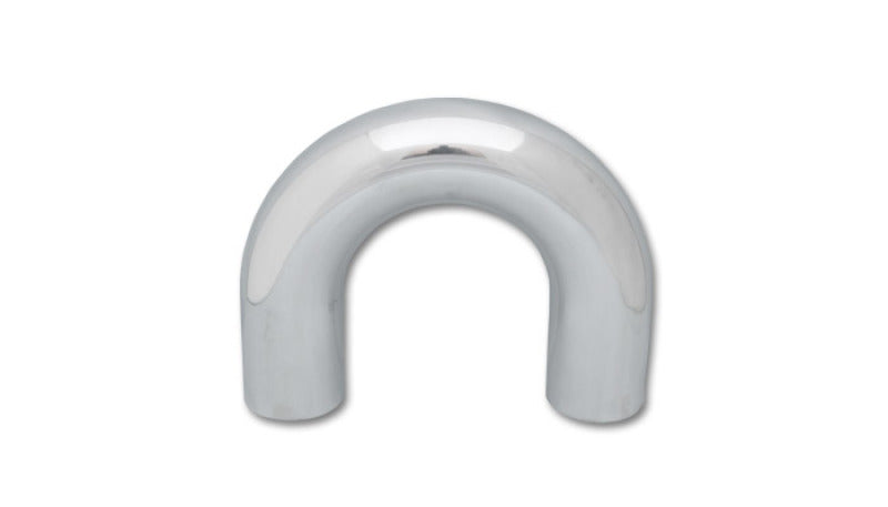 Vibrant 2.5in O.D. Universal Aluminum Tubing (180 degree Bend) - Polished