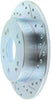 StopTech Select Sport 06-15 Honda Civic Si Slotted and Drilled Left Rear Rotor