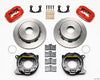 Wilwood Forged Dynalite P/S Park Brake Kit Red Big Ford New 2.50in Offset Currie Blank