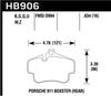 Hawk 02-10 Porsche 911 Performance Ceramic Street Rear Brake Pads