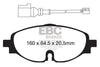 EBC 14+ Audi A3 1.8 Turbo Yellowstuff Front Brake Pads