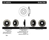 StopTech 1/02-05 Infiniti G35 (alloy disc) / 6/02-05 Nissan 350Z Slotted & Drilled Left Front Rotor