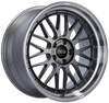 BBS LM 19x9.5 5x120 ET35 Diamond Black Center Diamond Cut Lip Wheel -82mm PFS/Clip Required