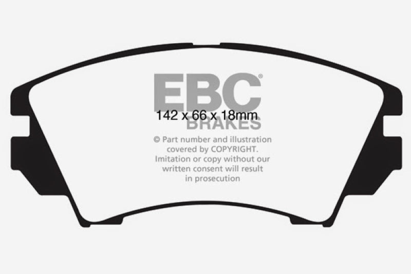 EBC 10+ Buick Allure (Canada) 3.0 Yellowstuff Front Brake Pads