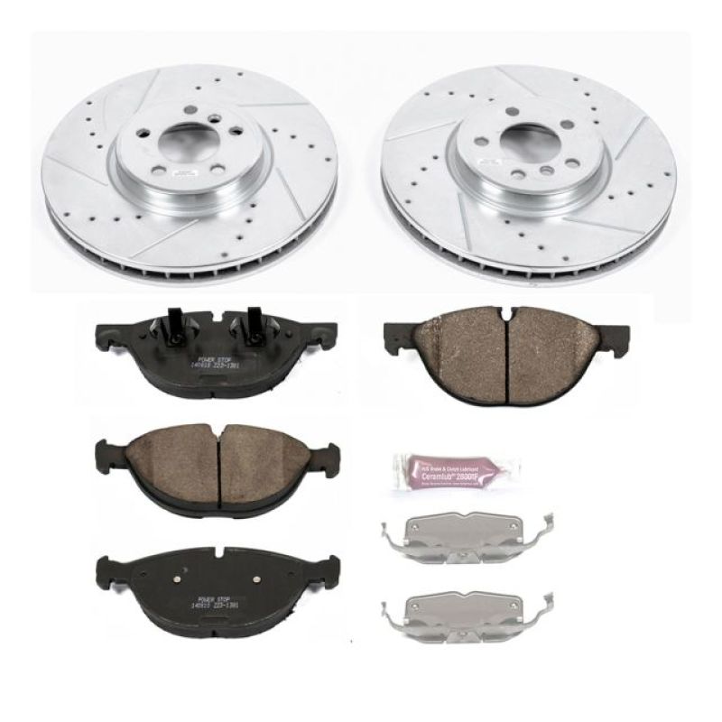 Power Stop 08-10 BMW X6 Front Z23 Evolution Sport Brake Kit