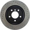 StopTech 07-10 BMW 335i Cross Drilled Left Rear Rotor