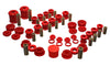 Energy Suspension 95-99 Mitsubishi Eclipse FWD/AWD Red Hyper-flex Master Bushing Set