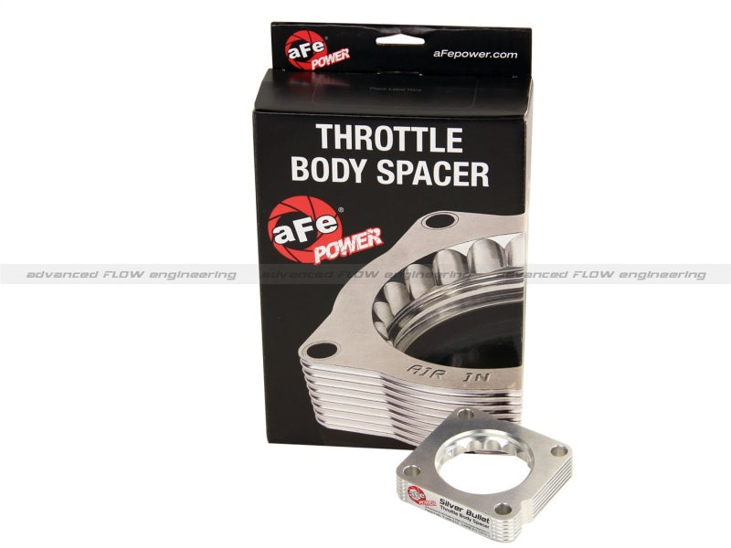 aFe Silver Bullet Throttle Body Spacer 12 Honda Civic Si  / 08-12 Honda Accord / 09-12 Acura TSX