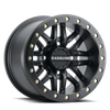 Raceline A91B Ryno 15x7in / 4x156 BP / 10mm Offset / 132.5mm Bore - Satin Black Beadlock Wheel