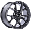 BBS SR 19x8.5 5x114.3 ET35 Satin Grey Wheel -82mm PFS/Clip Required