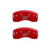 MGP 4 Caliper Covers Engraved Front & Rear ST Red finish silver ch