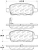 StopTech Performance 6/02-08 350z / 01-08 G35 Rear Brake Pads