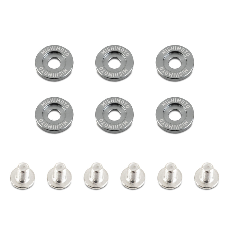 Mishimoto Small Fender Washer Kit (6pcs) - Gunmetal