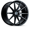 Vossen HF-3 20x10.5 / 5x112 / ET45 / Deep Face / 66.5 - Double Tinted - Gloss Black Wheel