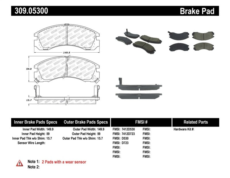 StopTech Performance 93-99 Eagle Talon 4WD / 92-04 Mitsubishi Diamante / 6/92-99 Mitsubishi Eclipse