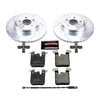 Power Stop 16-18 BMW 320i xDrive Rear Z23 Evolution Sport Brake Kit